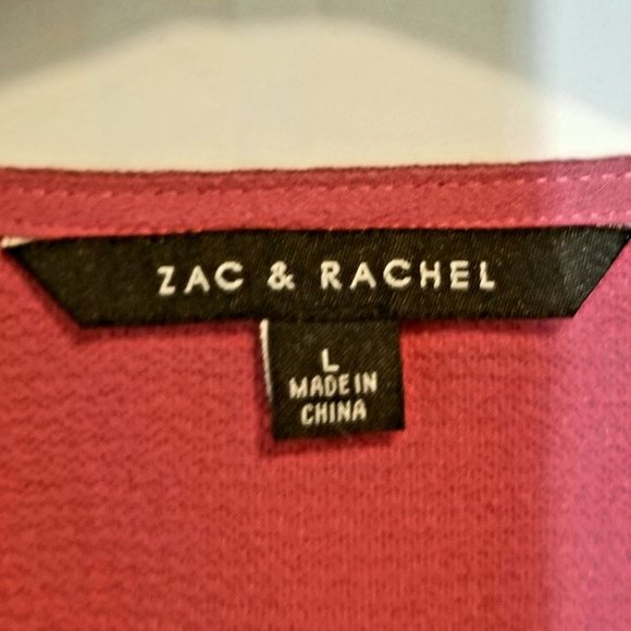 ZAK & RACHEL MAROON TOP LARGE - Picture 3 of 5